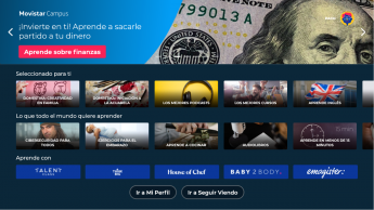 Emagister está presente en la nueva Living App de formación que ha lanzado Movistar+ 