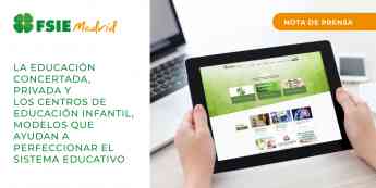 La educación concertada, privada y los centros de infantil ayudan a perfeccionar el sistema educativo