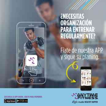 Noticias Franquicias | Gracias a la App Anytime Fitness rompe las