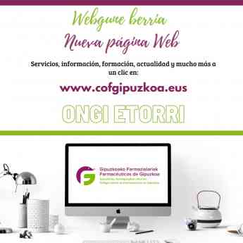 Colegio de Farmacéuticos de Gipuzkoa estrena web y facilita la accesibilidad a la información de servicios