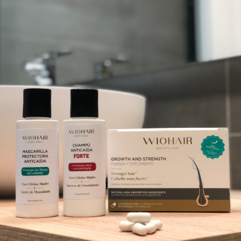 Noticias Marketing | Wiohair rutina anticaída con champú forte,