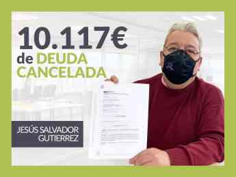 Jesús Salvador, exonerado con Repara Tu Deuda con la Ley de Segunda Oportunidad