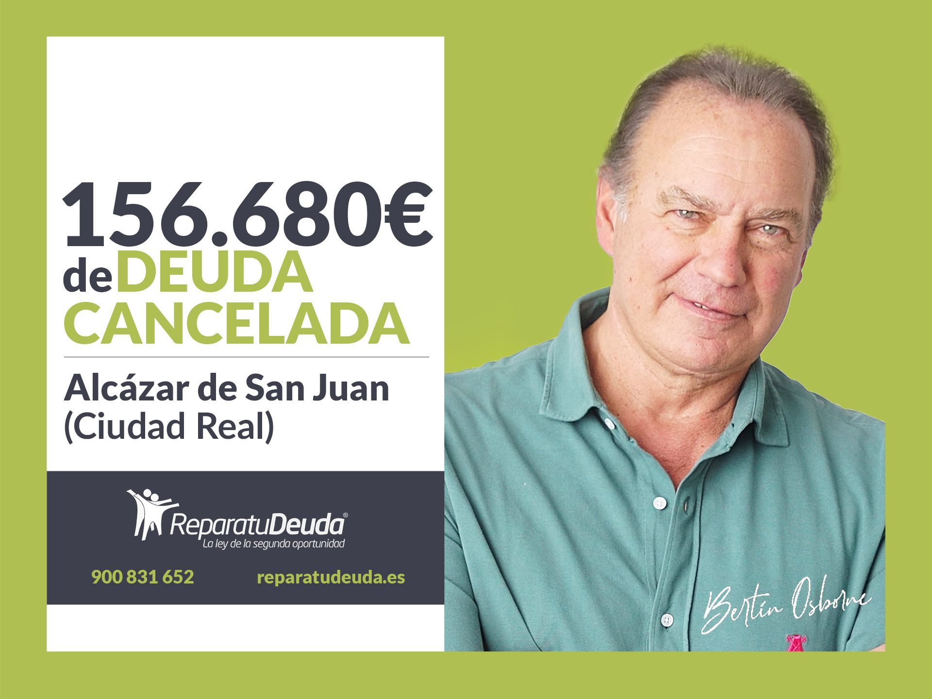 Repara tu Deuda cancela 156.680 euros con avalistas en Ciudad Real con la Ley de la Segunda Oportunidad