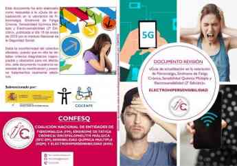 Asociaciones de pacientes de electrohipersensibilidad publican un documento que revisa una guía del INSS