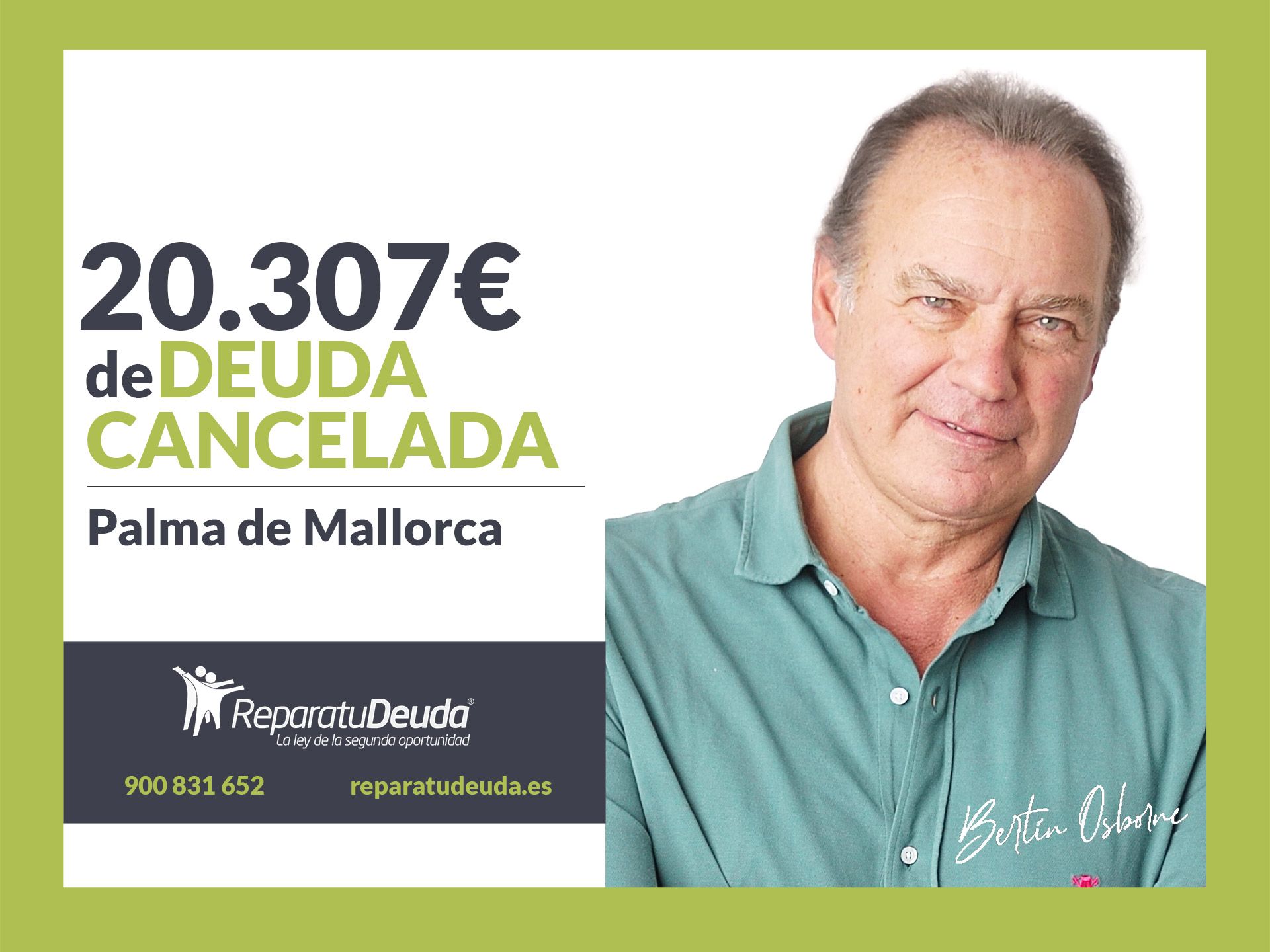 Repara tu Deuda cancela 20.307 ? en Palma de Mallorca (Baleares) con la Ley de Segunda Oportunidad