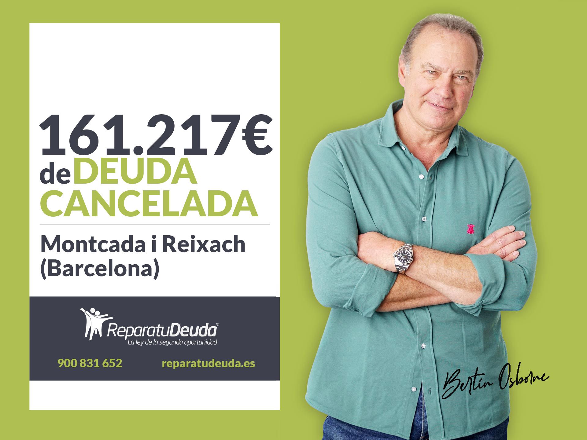 Repara tu Deuda cancela 161.217? en Montcada i Reixach (Barcelona) con la Ley de Segunda Oportunidad