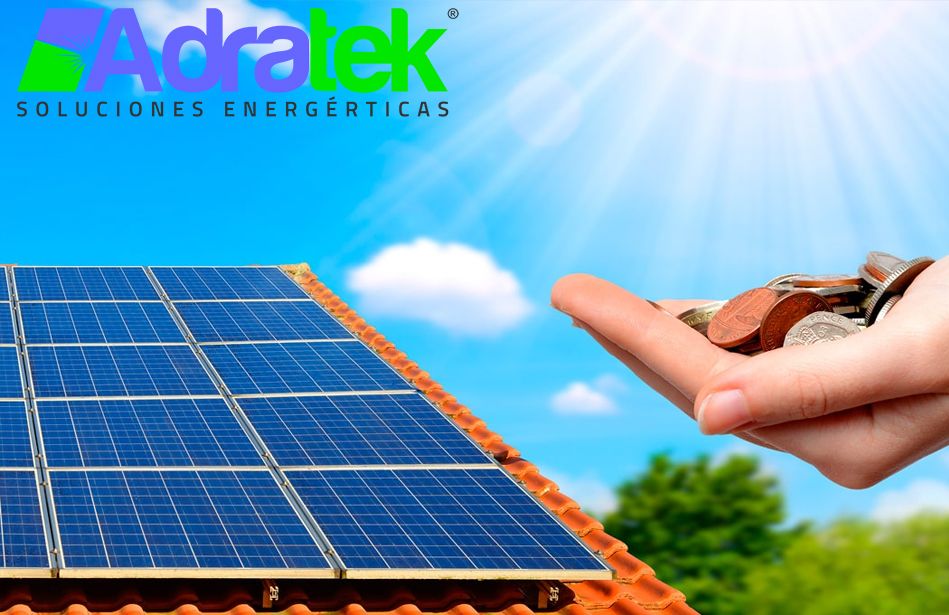 Placas solares un ahorro importante en hogares y empresas, por ADRATEK