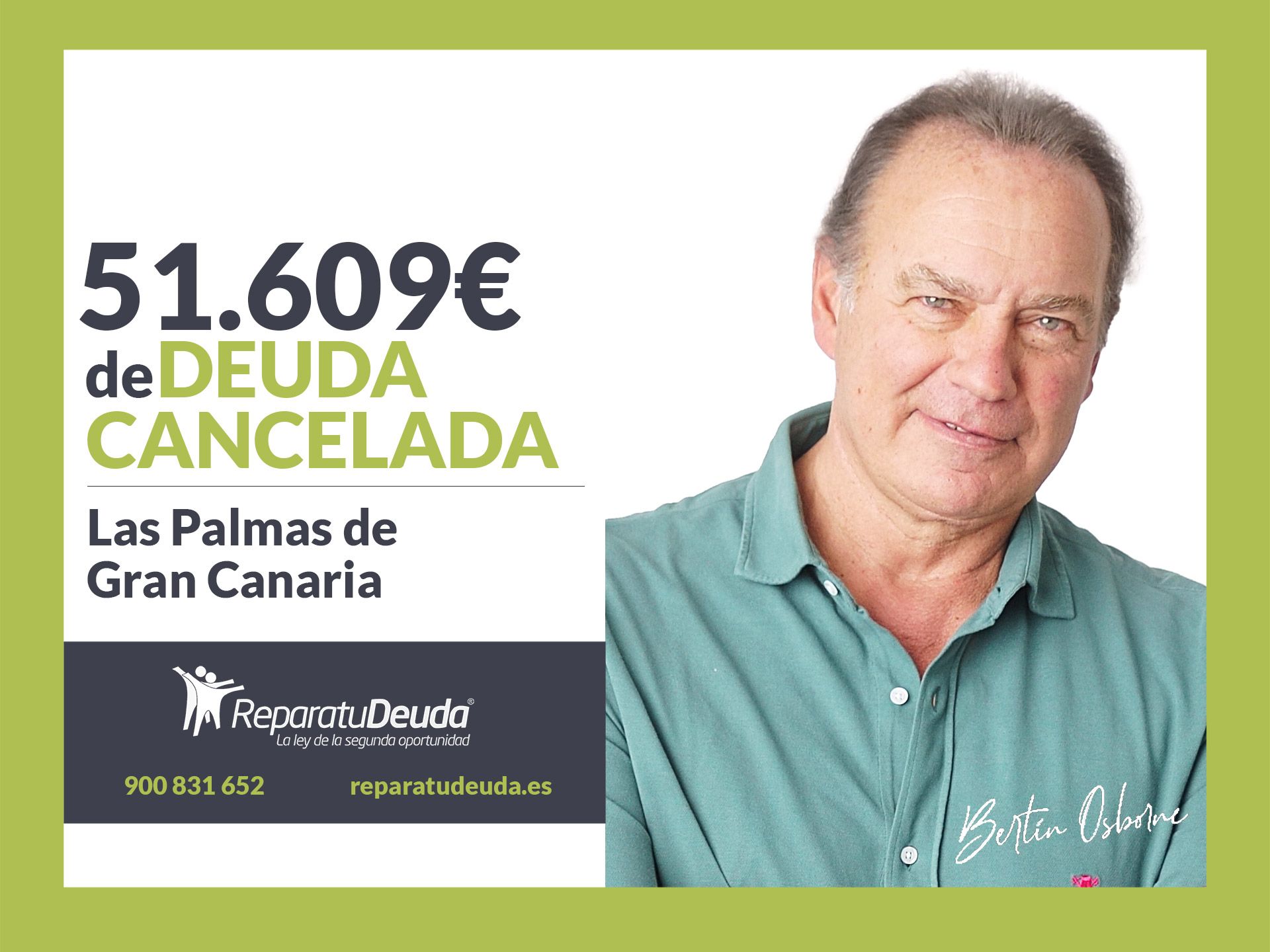 Repara tu Deuda abogados cancela 51.609? en Las Palmas de Gran Canaria con la Ley de Segunda Oportunidad