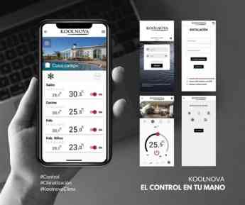 El control de la climatización de casa en la mano con la nueva APP KOOLNOVA CLIMA