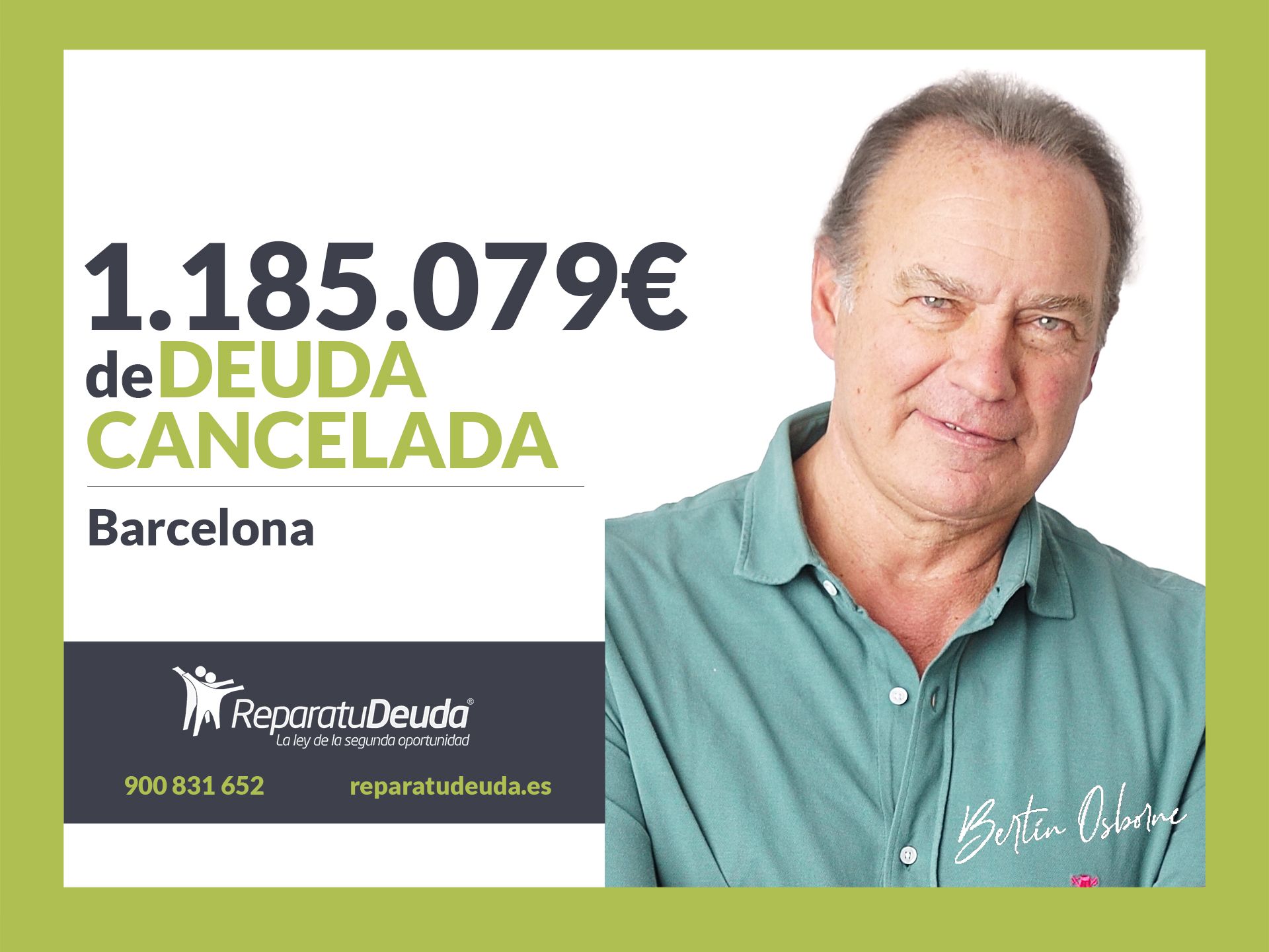 Repara tu Deuda Abogados cancela 1.185.079 ? en Barcelona (Catalunya) con la Ley de la Segunda Oportunidad