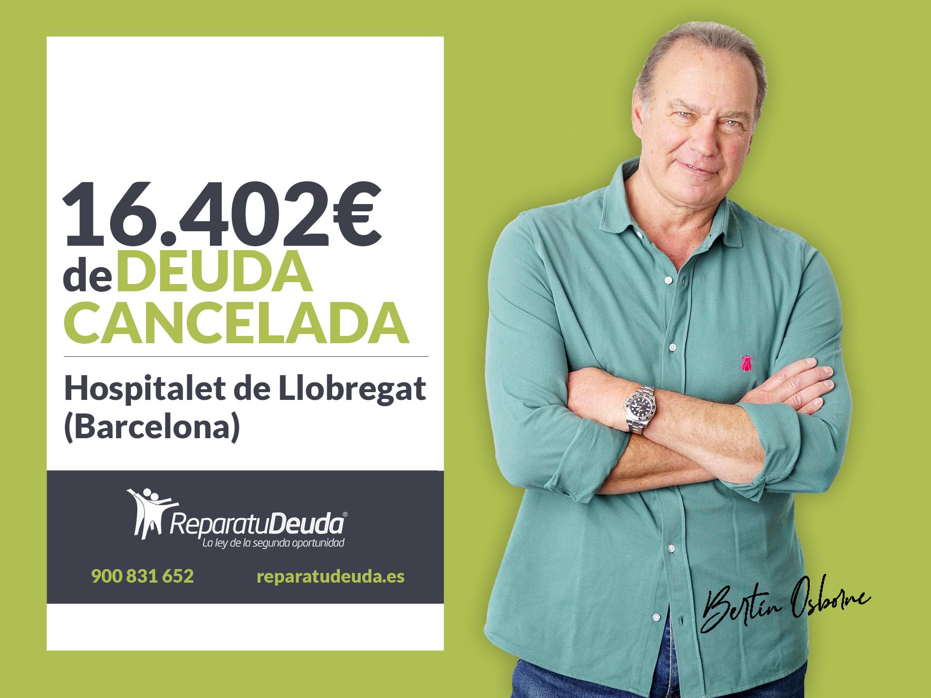 Repara tu Deuda cancela 16.402? en LHospitalet de Llobregat (Barcelona) con la Ley de Segunda Oportunidad