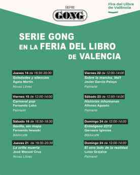 Ocho autores de Serie Gong firman ejemplares en la Feria del Libro de Valencia