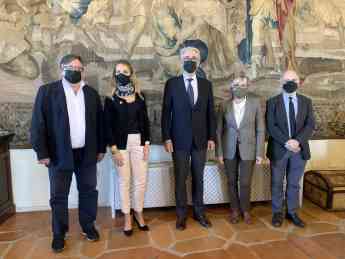 Los arquitectos españoles visibilizan en Sigüenza su firme respaldo a la candidatura de Patrimonio Mundial 