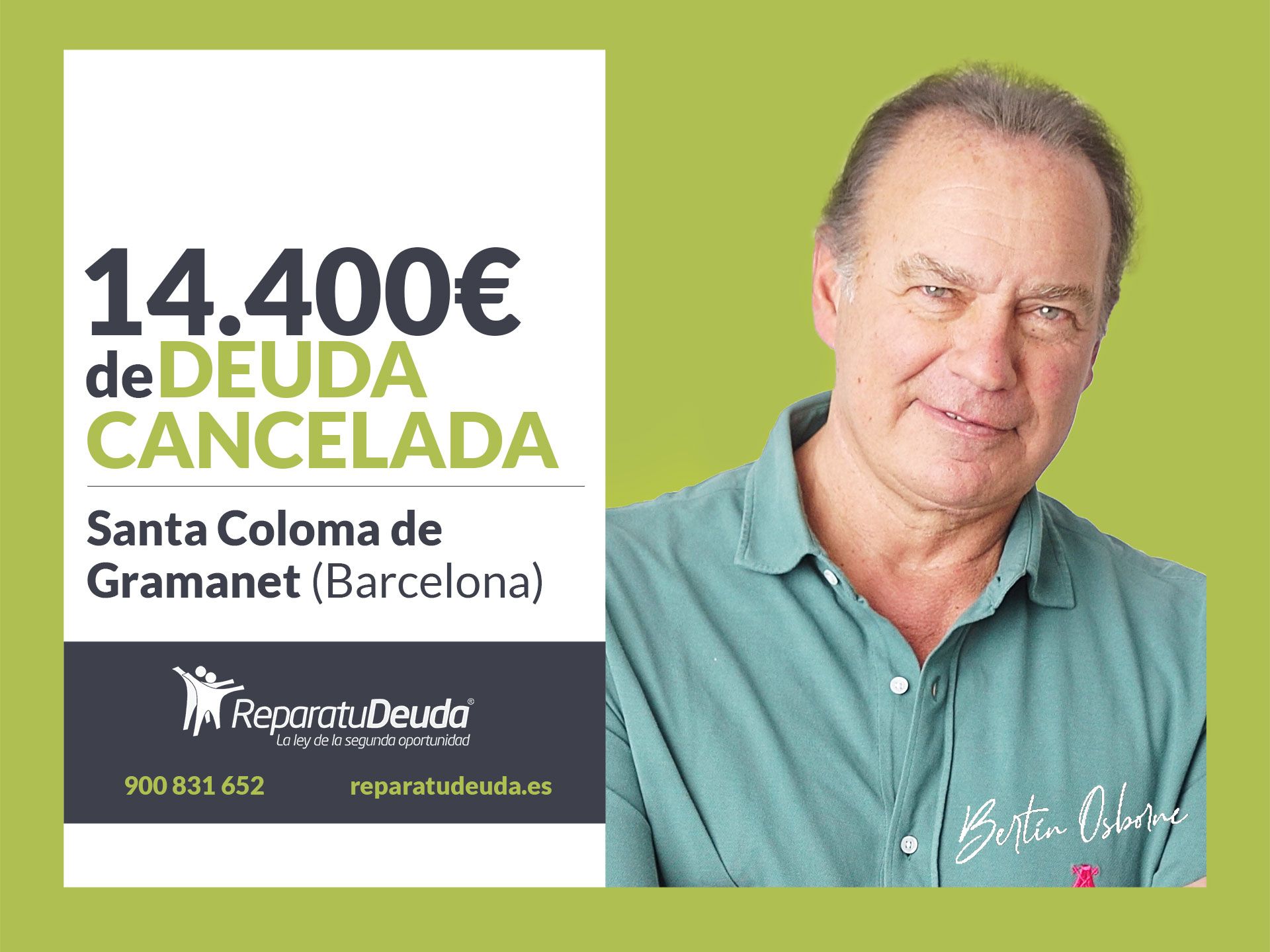 Repara tu Deuda cancela 14.400? en Santa Coloma de Gramanet (Barcelona) con la Ley de Segunda Oportunidad