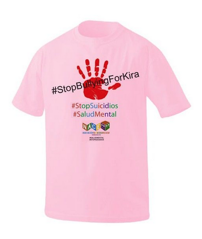  Camiseta solidaria contra el bullying y el suicidio