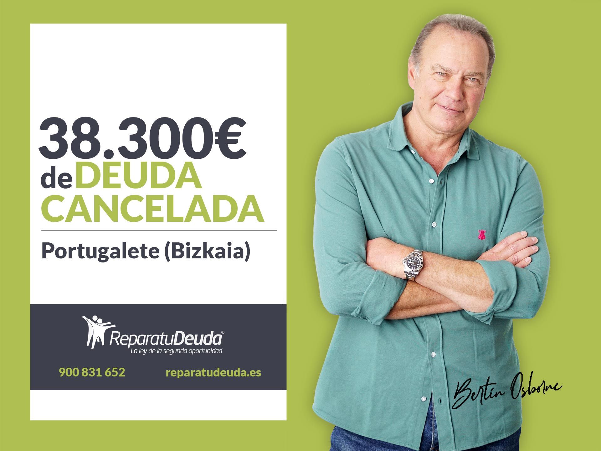 Repara tu Deuda Abogados cancela 38.300 ? en Portugalete (Bizkaia) con la Ley de Segunda Oportunidad