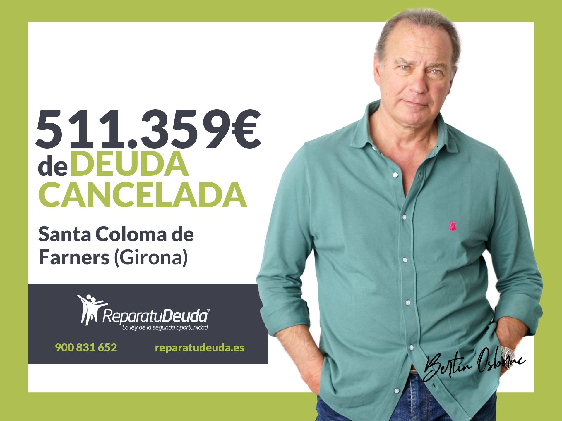 Repara tu Deuda cancela 511.359? en Santa Coloma de Farners (Girona) con la Ley de Segunda Oportunidad