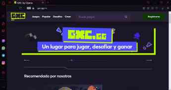 Opera GX y GameMaker ponen en marcha GXC