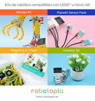 Kits de ampliación para micro:bit compatibles con LEGO®