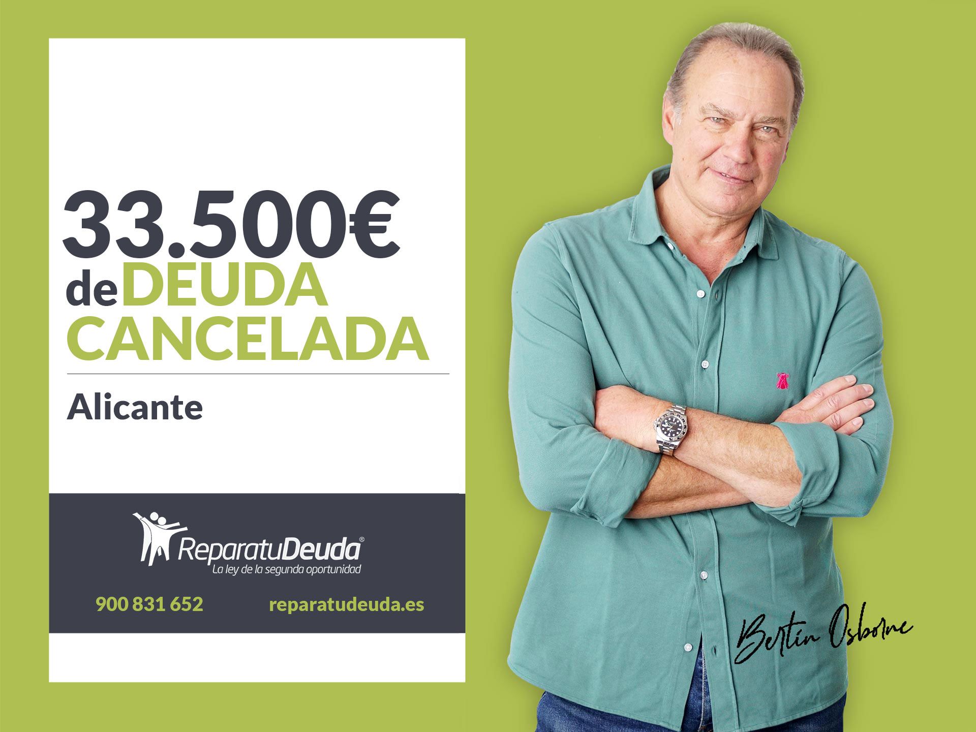 Repara tu Deuda cancela 33.500? en Alicante (Comunidad Valenciana) con la Ley de la Segunda Oportunidad
