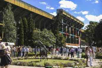 Foto de Parte del estadio del Campo Argentino en Palermo, con lugar