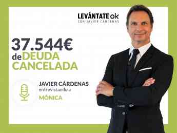 Javier Cárdenas entrevista a una persona acogida a la Ley de Segunda Oportunidad con Repara tu Deuda 