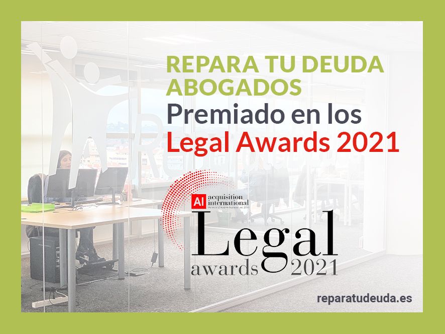 Foto de Repara tu Deuda Abogados, premiado en los Legal Awards 2021