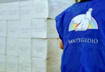 Foto de Donación de CALVET a la Comunidad de Sant'Egidio.
