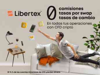 Libertex elimina las comisiones en el comercio CFD de criptomonedas