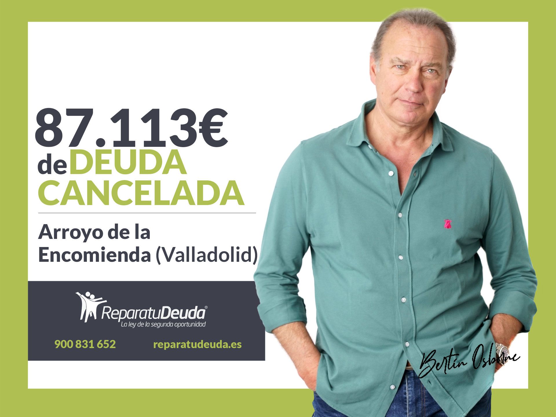 Repara tu Deuda cancela 87.113? en Arroyo de la Encomienda (Valladolid) con la Ley de Segunda Oportunidad
