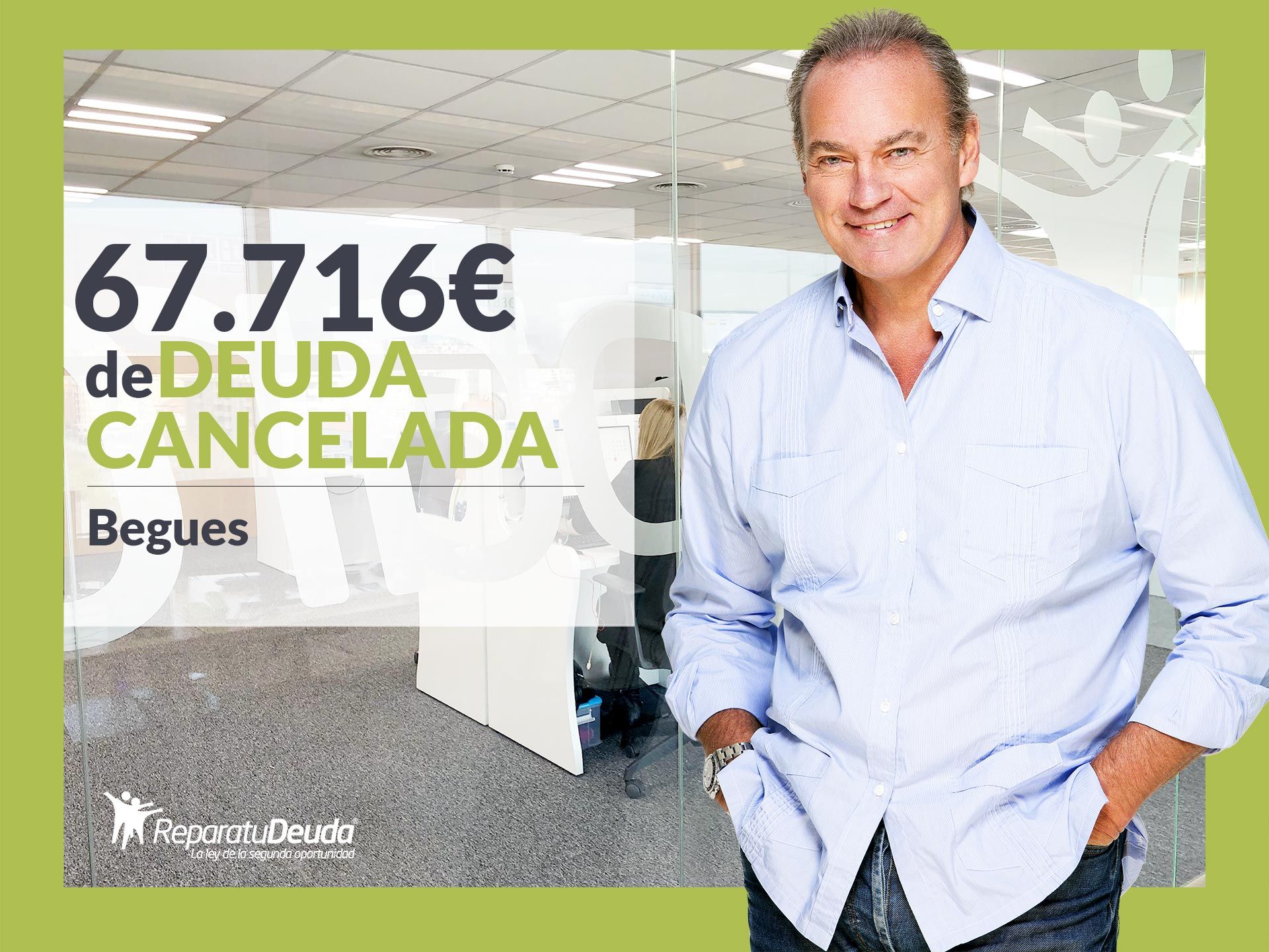 Repara tu Deuda Abogados cancela 67.716? en Begues (Barcelona) con la Ley de Segunda Oportunidad