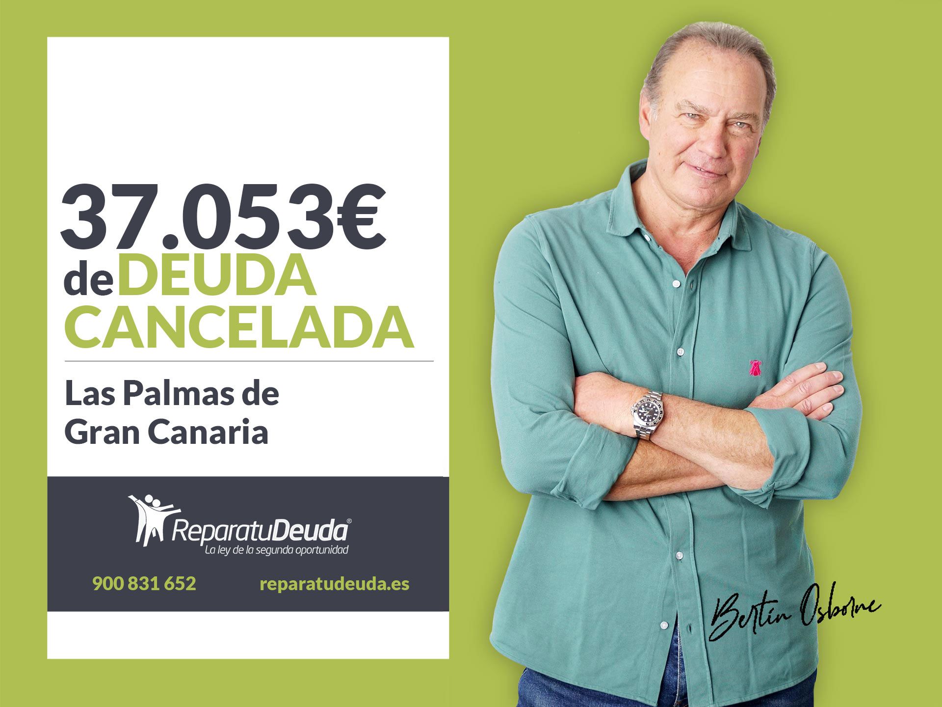 Repara tu Deuda cancela 37.053 ? en Las Palmas de Gran Canaria (Canarias) con la Ley de Segunda Oportunidad