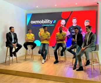 OK Mobility acoge en su sede la presentación de los fichajes de invierno del Real Mallorca