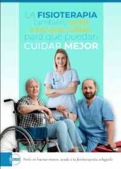  El Colegio de Fisioterapeutas de España señala el ejercicio terapéutico clave para cuidar a quien cuida 
