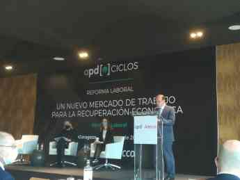 "En los dos últimos meses se ha visto premiada la contratación indefinida por primera vez en mucho tiempo en los datos aragoneses"