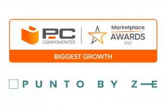 Punto by ZE gana el Premio Biggest Growth en la Edición Marketplace Awards 2022 de PC Componentes 