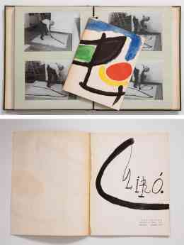 Foto de Álbum de 100 fotografías de Joan Miró y Josep Royo creando