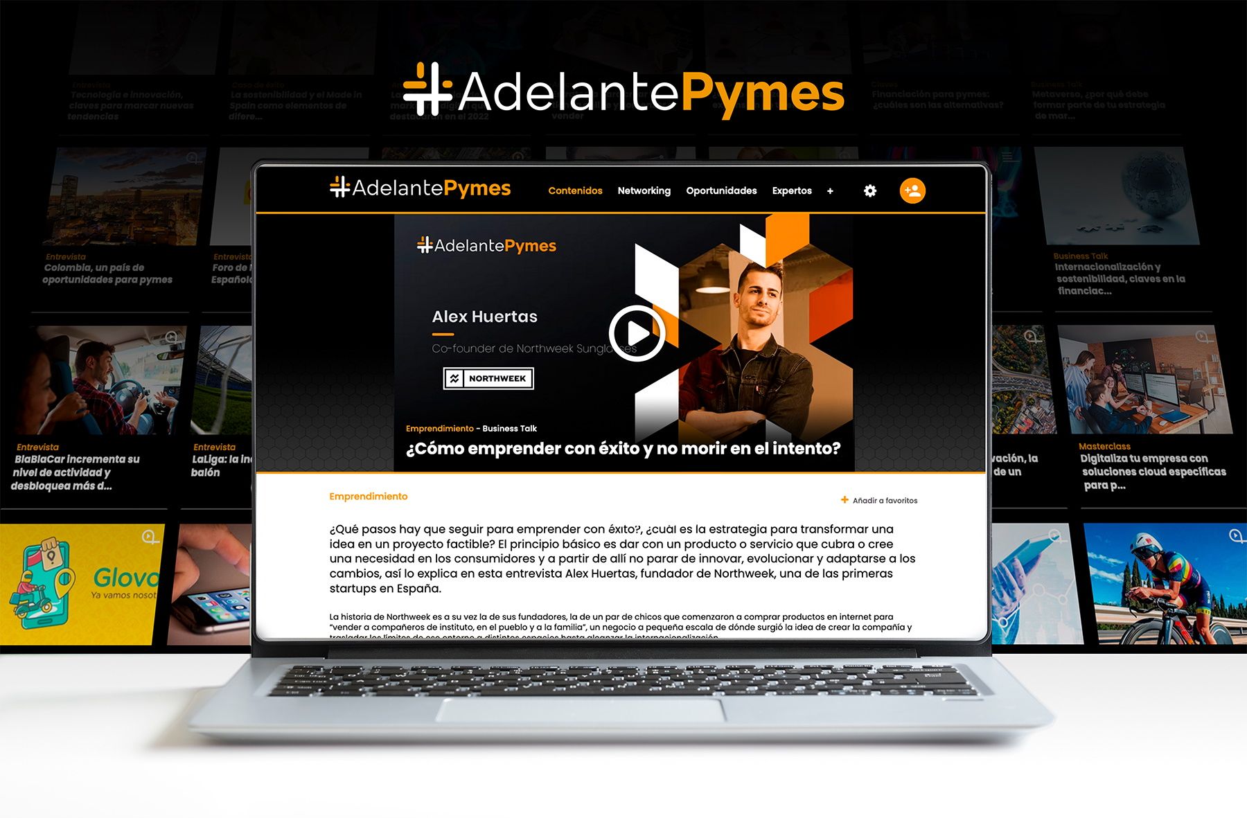 Foto de AdelantePymes, la plataforma de streaming empresarial para