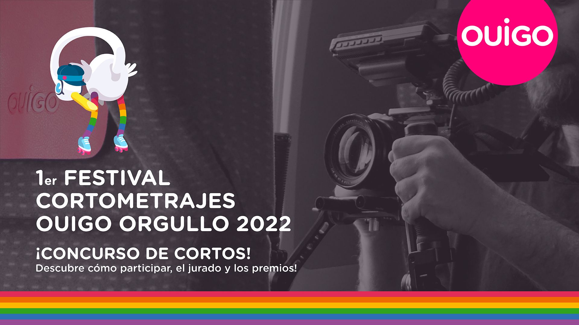 OUIGO lanza el Concurso de Cortometrajes OUIGO Orgullo 2022