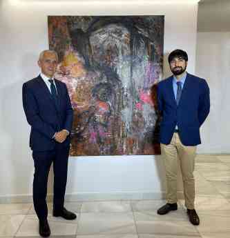 Noticias Artes Visuales | Telmo Goenaga (dcha.), hijo del pintor Juan