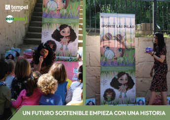 Tempel Group y Ecopilas presentan el cuento ‘Ponte las pilas’ a los alumnos y alumnas de la Escuela Montseny de Barcelona