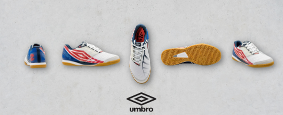 Umbro lanza una zapatilla de fútbol sala para jugadores jóvenes, dinámicos y emocionantes