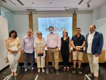 Sesión de formación de la oficina de rehabilitación del COACM  a los administradores de fincas castellano-manchegos 