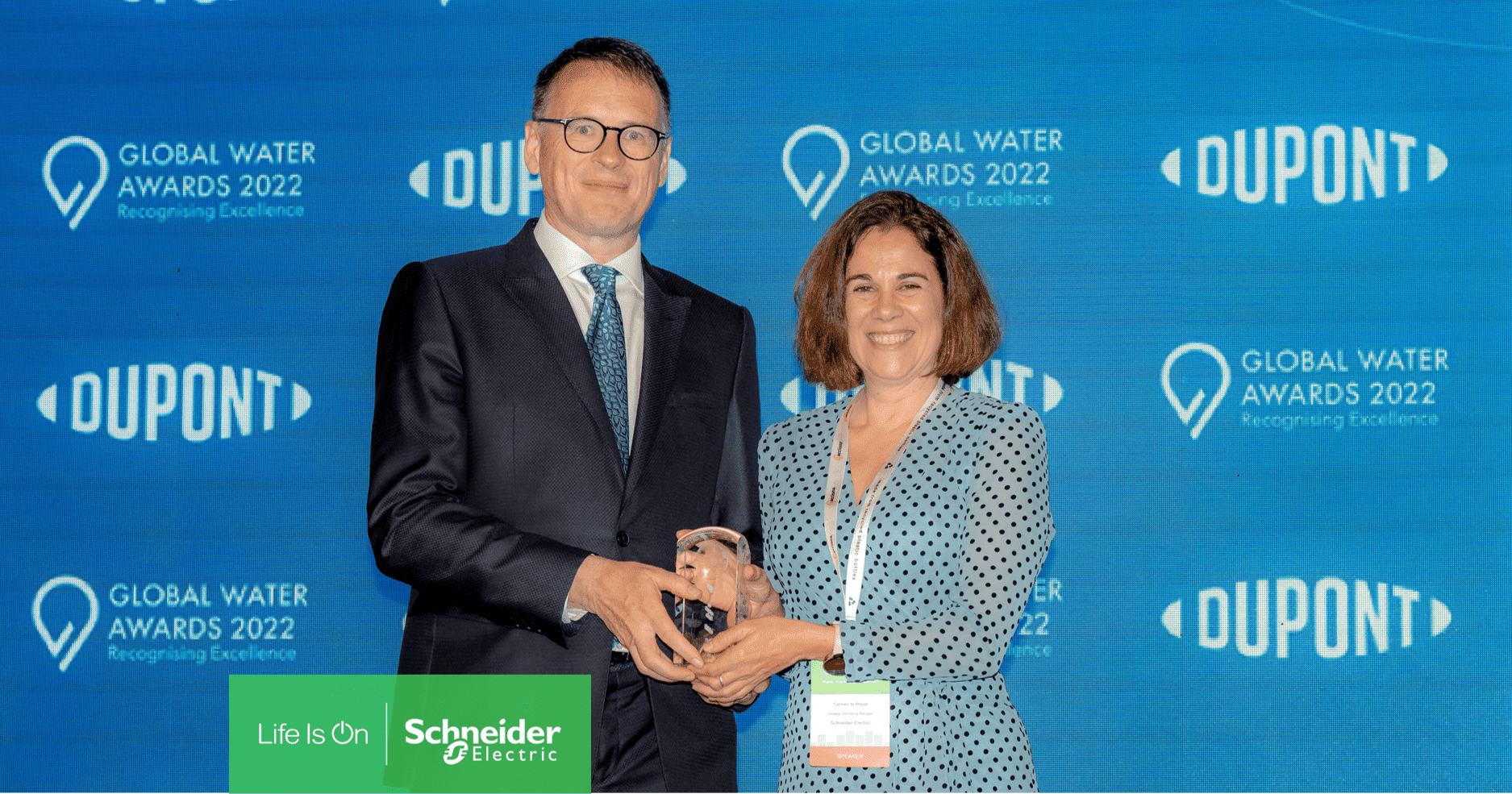 Schneider Electric gana el premio "Water Technology Company of the Year" en los Global Water Awards 2022