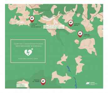 Turismo activo cardioprotegido  gracias a los campings de Aragón
