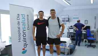 Comienzan los reconocimientos médicos del C.D. Bidasoa de Balonmano en el Hospital de Día Quirónsalud Donostia
