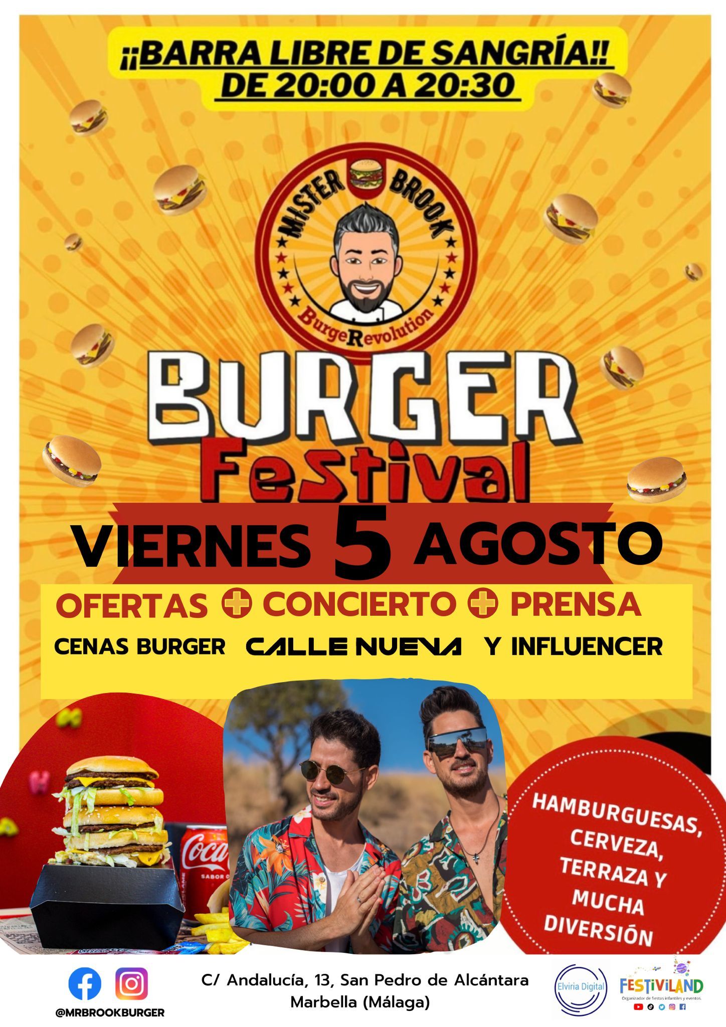 Fotografia Cartel Burger Festival