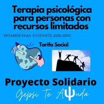 Proyecto solidario "Gepsi te Ayuda", terapias para personas con recursos limitados 