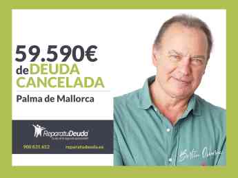 Repara tu Deuda Abogados cancela 59.590€ en Palma de Mallorca (Baleares) con la Ley de Segunda Oportunidad