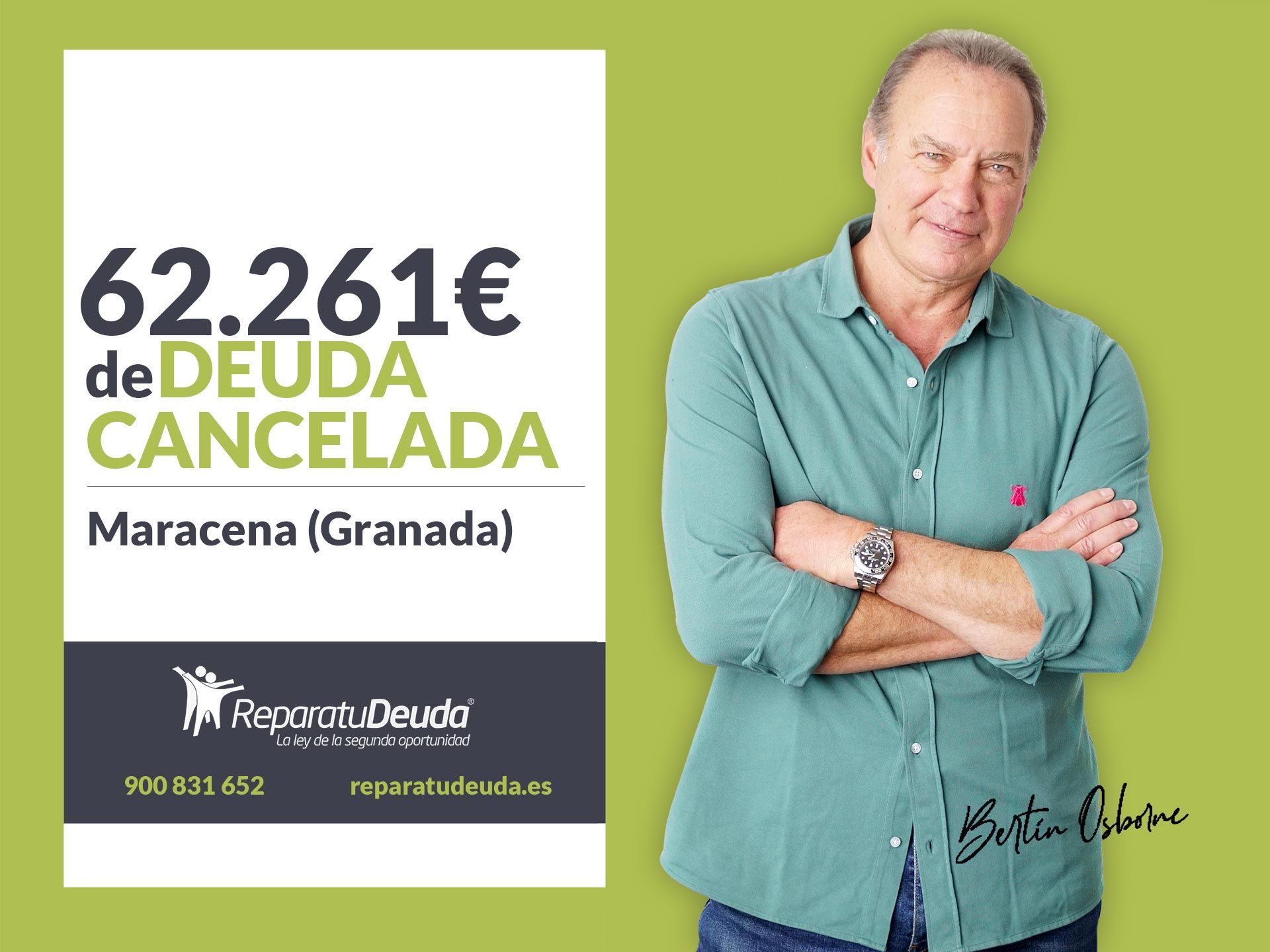 Repara tu Deuda Abogados cancela 62.261? en Maracena (Granada) con la Ley de la Segunda Oportunidad